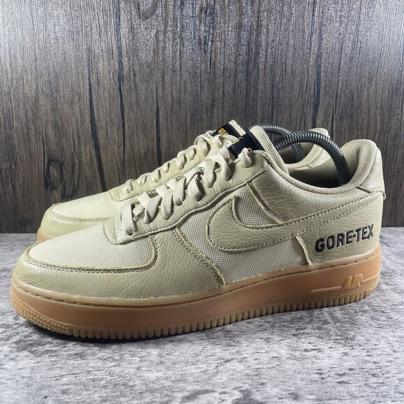 Nike Air Force One Gore-Tex M9 Shoes Sneakers Tan Mint Condition - Picture 4 of 10